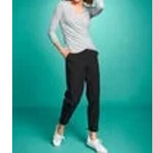 CHICOS | XL | 25" inseam Lightweight pants Joggers Ankle Sinch Active Womens